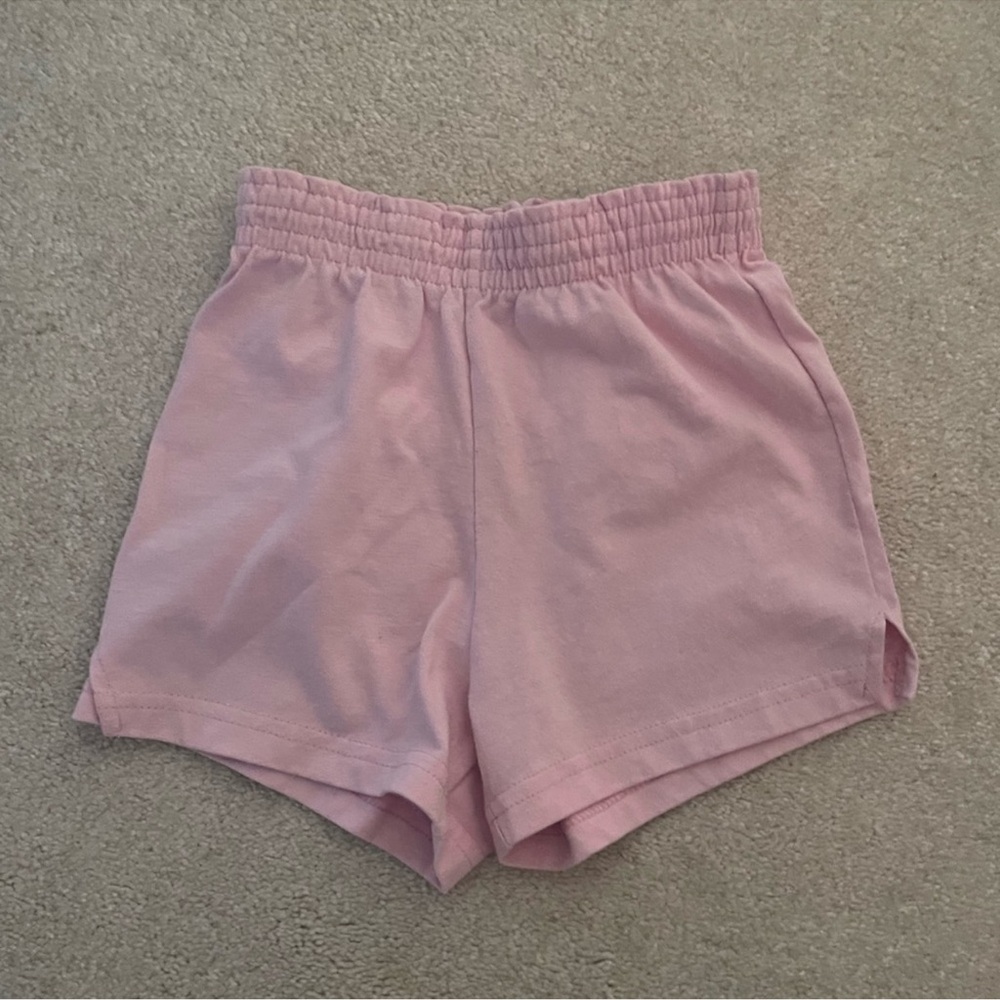 Soffe light pink shorts
